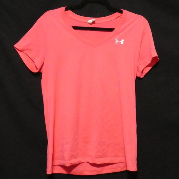 UNDER ARMOUR | medium | Loose | Heat Gear | Pink Exercise | Fitness | Yoga | Tee - Picture 1 of 15